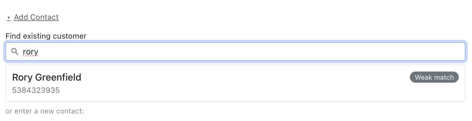 Add Contact in an Appointment