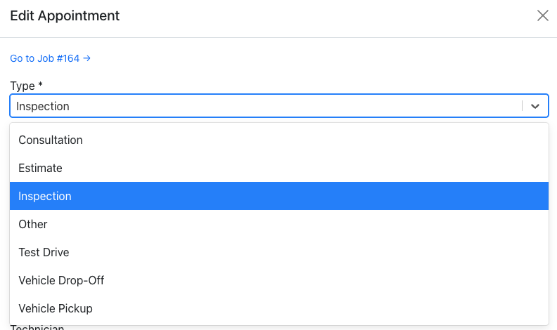 Appointment Types