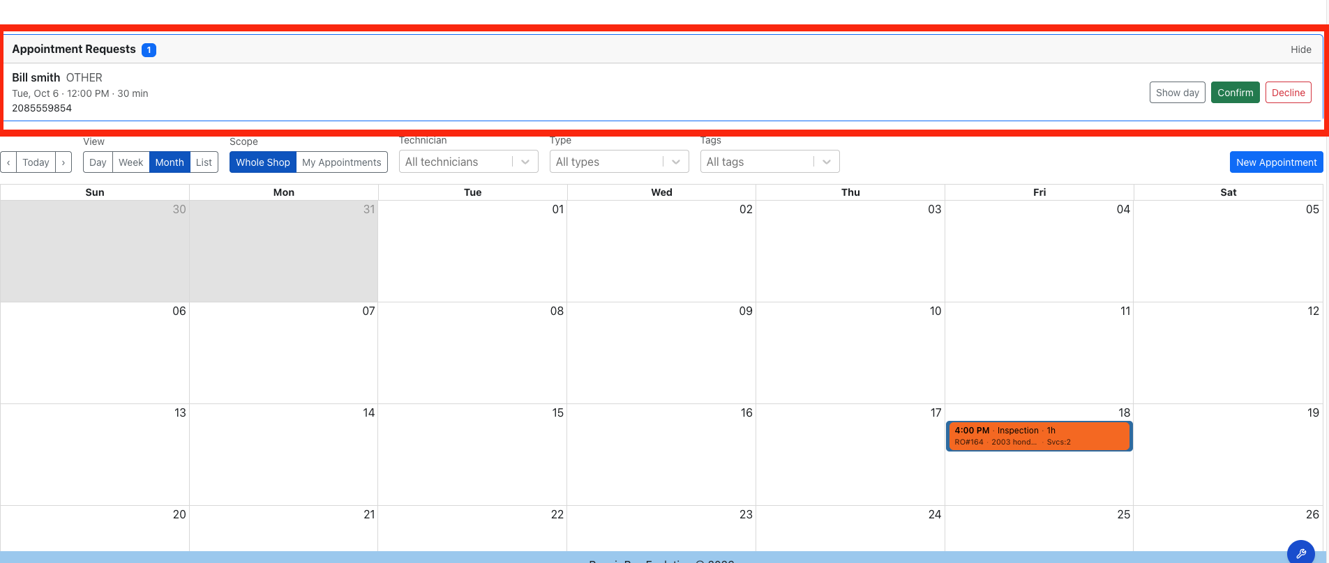 Online Booking Overview