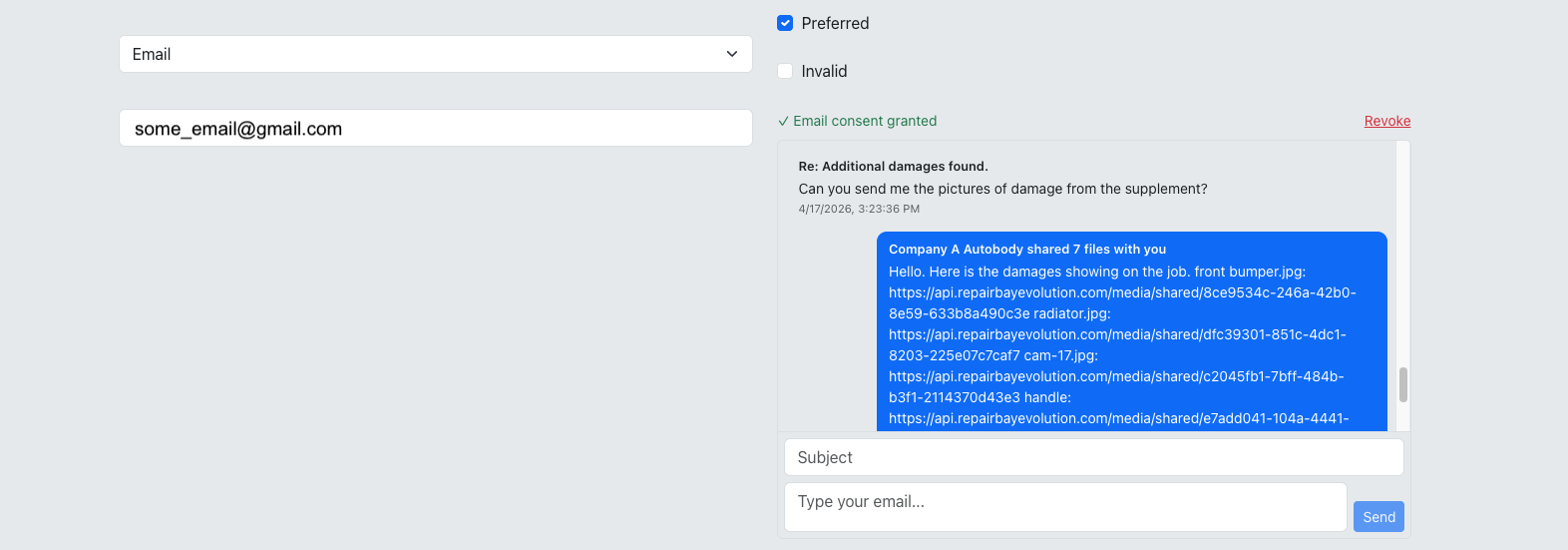 Real-time chat